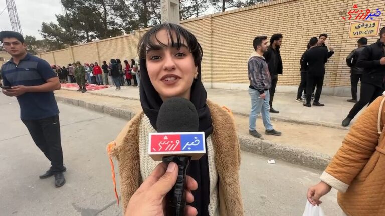 فیلم حرف های دختر یزدی طرفدار پرسپولیس؛ تیم شهرم هم گل بزند اما پرسپولیس ببرد