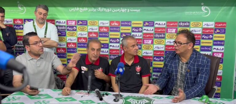 داد و فریاد مدیر فرهنگی پرسپولیس در خرم آباد/ حضور غیر قانونی مدیر پرسپولیسی در نشست خبری