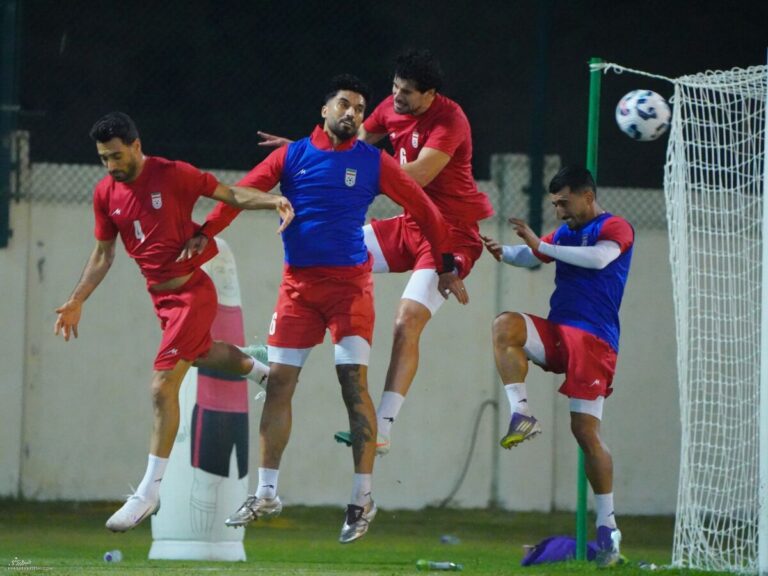 حرکات متفاوت شجاع خلیل زاده؛ ویدیوی فدراسیون فوتبال از تمرین تیم ملی برای بازی کیپ ورد