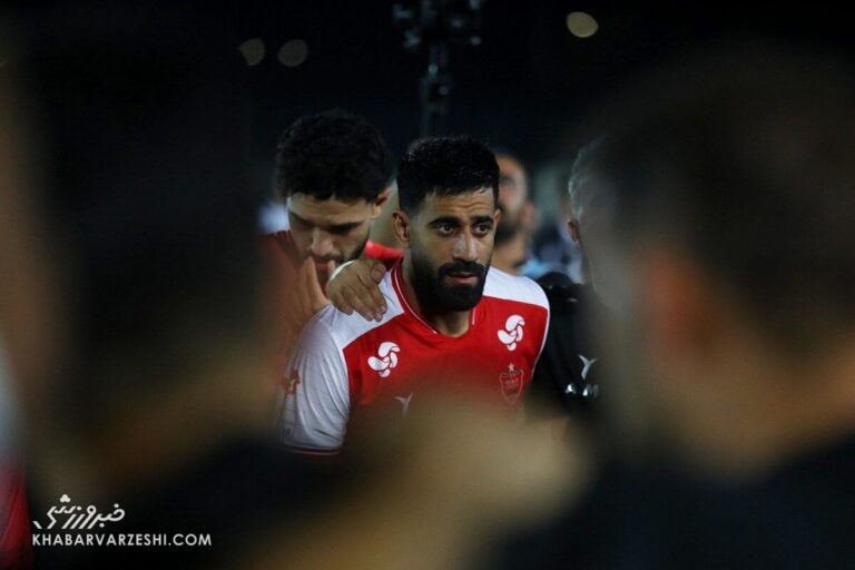 مقصد ستاره پرسپولیس بعد از گل +عکس