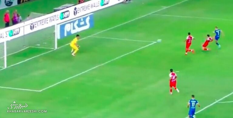 ویدیو| گل اول استقلال به پرسپولیس (یاسر آسانی)